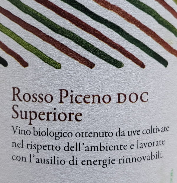 BIO Rotwein , Rosso Piceno 2018 DOC Superiore , , Cantina dei Colle Ripani,